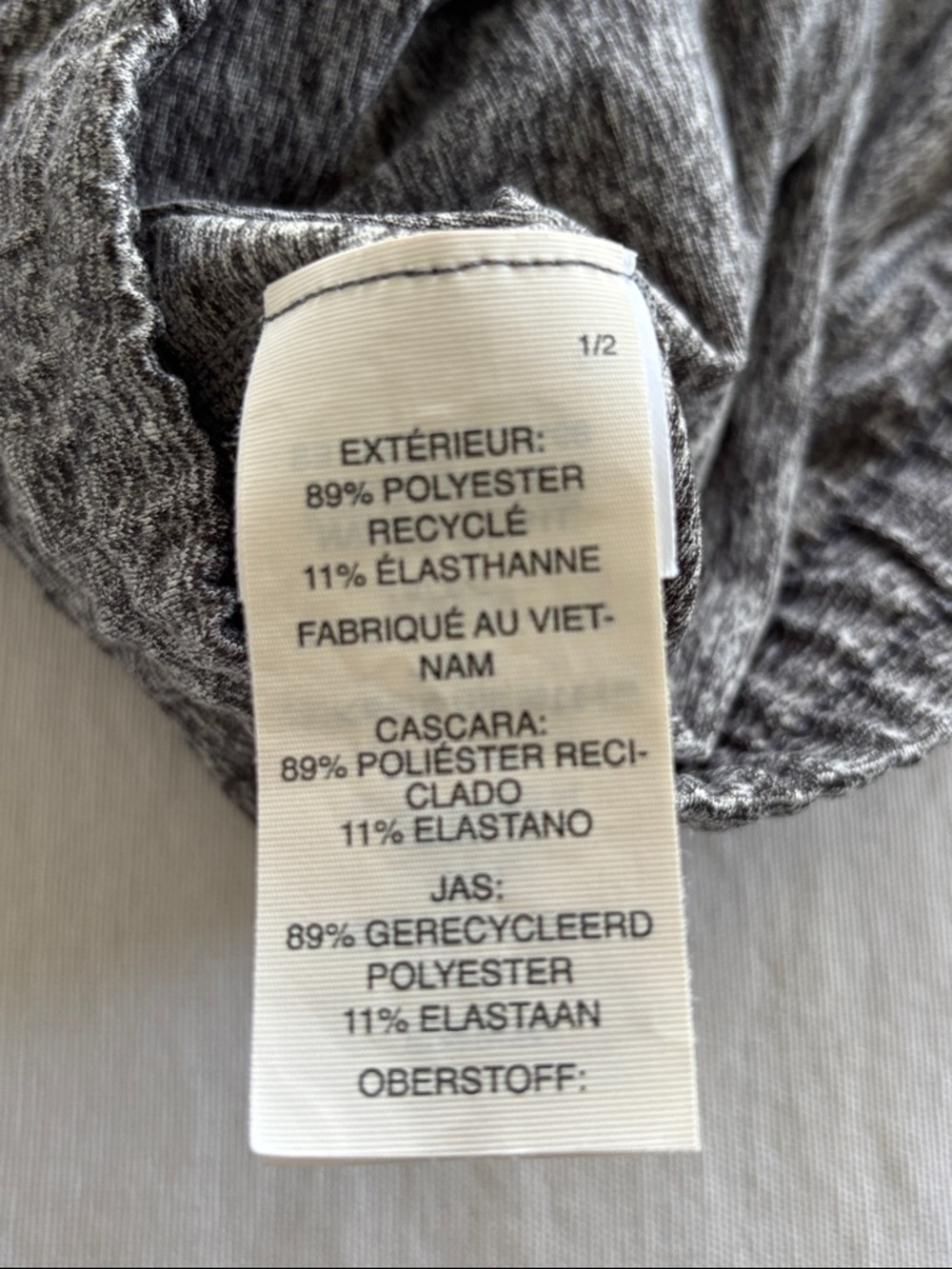 Vuori Performance Jogger Heathered Charcoal Women's Track Pants comfy casual - Picture 9 of 10